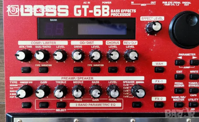 Процесор за бас китара Boss GT-6B, снимка 2 - Китари - 49021529