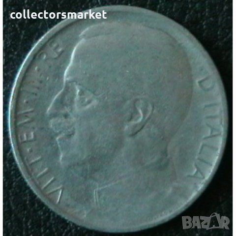 50 центисими 1920 назъбен гурт, Италия, снимка 2 - Нумизматика и бонистика - 34632602