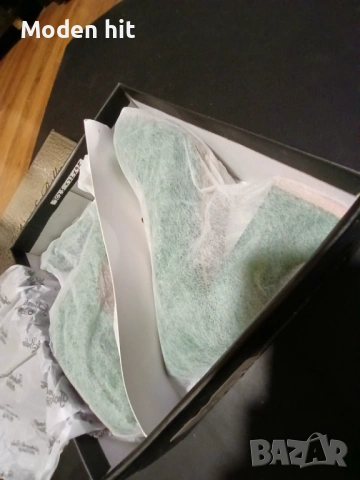 Нови елегантни дамски обувки в зелено /дебел ток и платформа/, снимка 2 - Дамски обувки на ток - 53673474