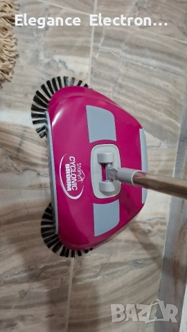 Ръчна метачка Cyclonic Broom – без ток и батерии , снимка 2 - Мопове, кофи, четки и метли - 52713465