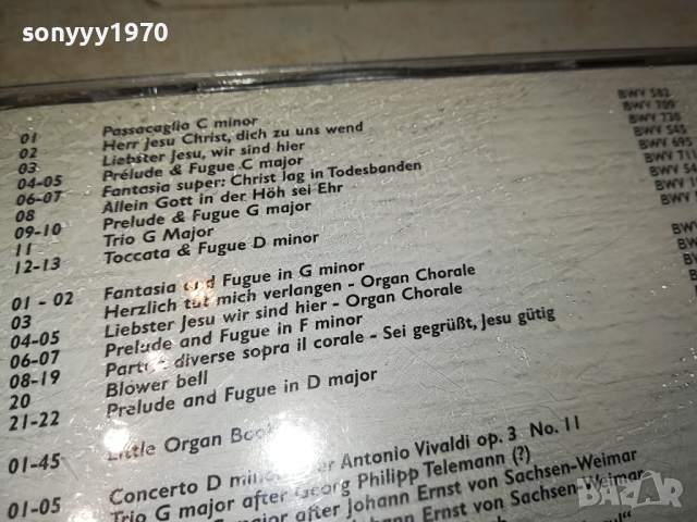 J.S.BACH X3 CD-MADE IN GERMANY 1103241719, снимка 8 - CD дискове - 44715634