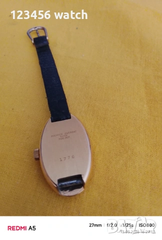 Красив позлатан часовник mauris guerdat, снимка 6 - Антикварни и старинни предмети - 53827803