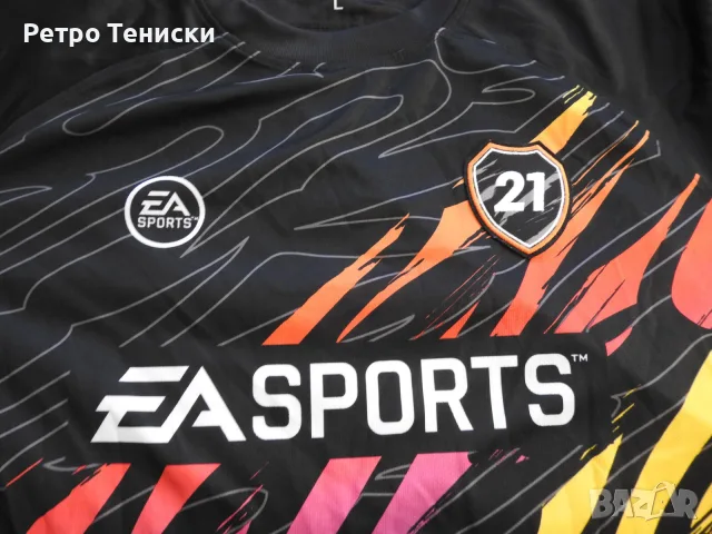 Тениска FIFA — Мъже размер L Черно (сезон 2021), снимка 2 - Тениски - 56319270