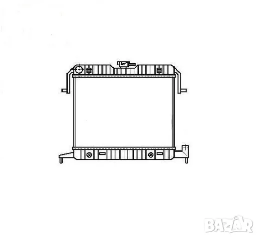 Воден радиатор OPEL OMEGA A № НК1070, снимка 1 - Части - 47686221