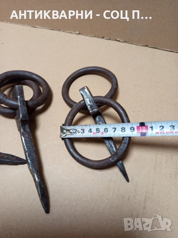 Комплект Стари Ръчно Ковани Клинци. , снимка 10 - Антикварни и старинни предмети - 51913302