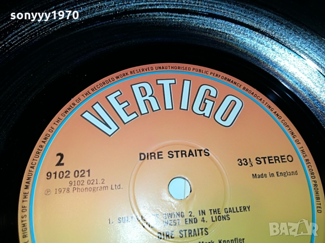 поръчана-DIRE STRAITS-MADE IN ENGLAND 1003222051, снимка 9 - Грамофонни плочи - 36062422