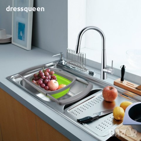 (правоъгълен) Сгъваем правоъгълен гевгир с дръжки, снимка 7 - Други стоки за дома - 44208293