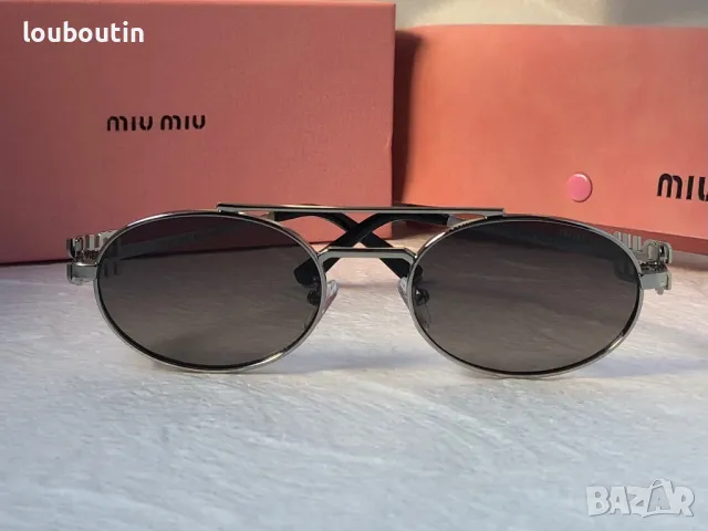 Miu 2024 дамски слънчеви очила елипса овални кръгли 4 цвята , снимка 16 - Слънчеви и диоптрични очила - 47769907