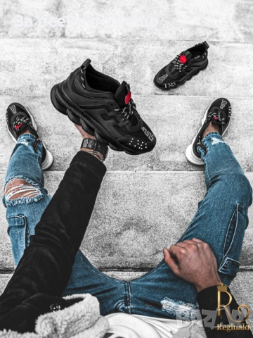 Versace Chain Дамски Маратонки С Кутия👟Дамски Спортни Обувки Код S418, снимка 4 - Маратонки - 53278471