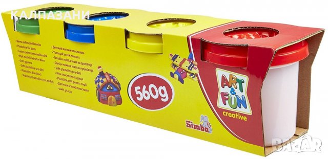Творчески комплект Simba Toys - Art and Fun, мек пластилин 106320642, снимка 2 - Пластелини, моделини и пясъци - 36000184