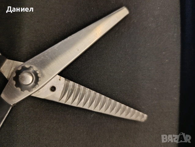 Голяма назъбена ножица, снимка 2 - Антикварни и старинни предмети - 52020488
