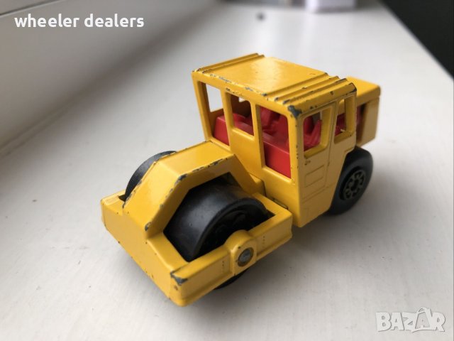 Метална количка валяк Matchbox Bomag Road Roller в мащаб 1:76