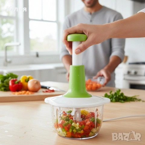 Ръчен кухненски чопър, снимка 2 - Чопъри и пасатори - 53125147