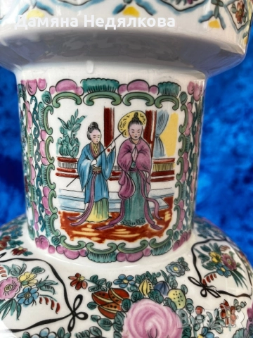 Прекрасна китайски ваза , снимка 4 - Вази - 51840051