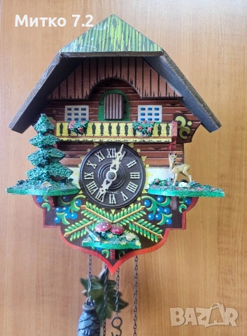 Стар немски часовник кукувица, снимка 4 - Антикварни и старинни предмети - 53160697