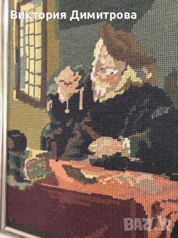 Гоблен "Златната теглилка" , снимка 3 - Гоблени - 50473044