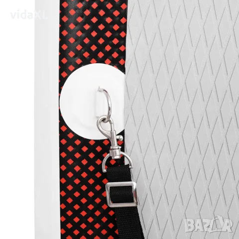 vidaXL Комплект надуваем стендъп падълборд, червен, 360x81х10 см, снимка 7 - Водни спортове - 56148347