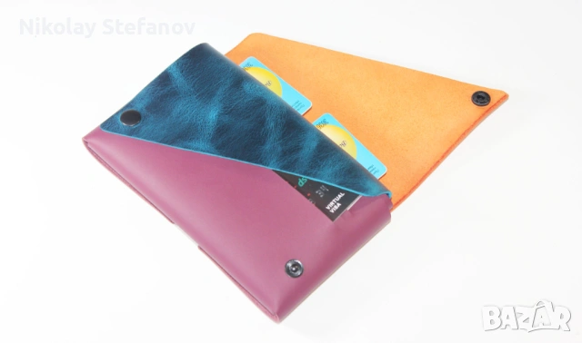 Дизайнерски оригами портфейл, снимка 2 - Портфейли, портмонета - 53828514