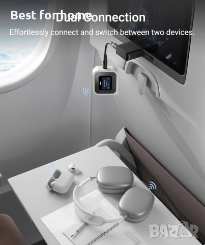 Syntech Airplane Bluetooth предавател/приемник за Airpods или слушалки, снимка 6 - Друга електроника - 52443425