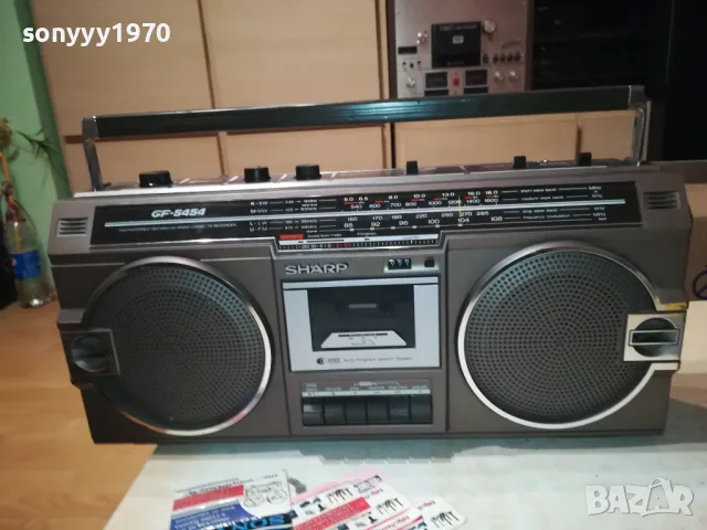 SHARP-ИДЕАЛЕН КАТО НОВ 1012241103LK1EWC, снимка 9 - Радиокасетофони, транзистори - 48291144