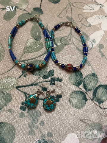 Индийски бижута , снимка 2 - Бижутерийни комплекти - 50961710