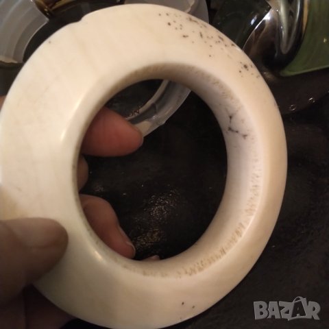 Ръчно изработена гривна ахат 1950 год Судан   НАМАЛЕНИЕ , снимка 3 - Гривни - 41679199