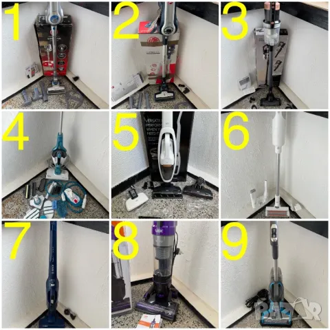 Вертикални Прахосмукачки Без и с Кабел - XIAOMI, AEG, BOSCH, BISSELL, GRUNDIG, HOOVER, IMETEC!