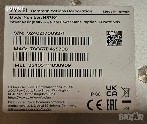 Zyxel NR7101 външен 5G/4G модем-рутер с двойна SIM и PoE, снимка 6 - Рутери - 55806723