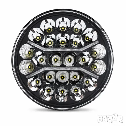 LED халоген 9 инча 12-24V с 24 LED диода