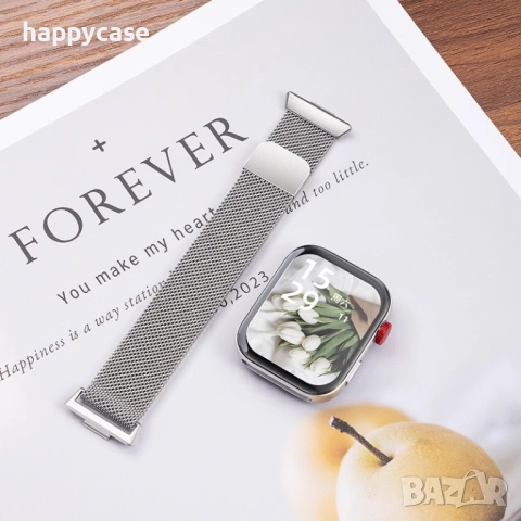 Huawei Watch Fit 4 4 Pro / Fit 3 / MILANESE Стоманена магнитна каишка верижка, снимка 2 - Каишки за часовници - 50996238