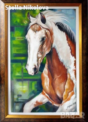 Вихрогон,50/70,маслени бои, рамкирана