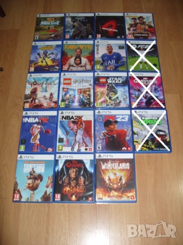 Игри за PlayStation 5, PS5 Част 1 - 30лв за брой