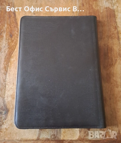 папка луксозна за документи тъмнокафява естествена кожа с химикалка А4, снимка 6 - Ученически пособия, канцеларски материали - 53487073
