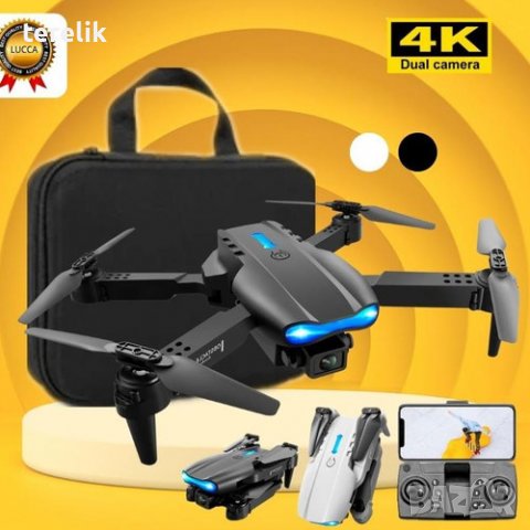 Нови K3/E99 PRO Дрон 4k HD Двойна камера WIFI FPV Въздушна фотография  избягва препятствия Вносител, снимка 7 - Дронове и аксесоари - 39820889