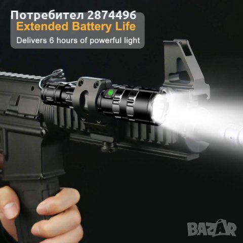 2720  мощен LED фенер от ново поколение XHP50, снимка 5 - Друга електроника - 35801173