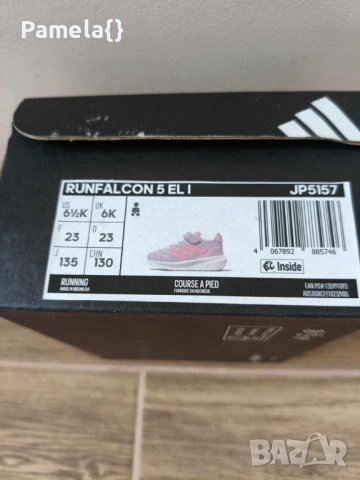 Детски маратонки ADIDAS SPORTSWEAR Runfalcon 5 Kids, снимка 6 - Детски маратонки - 52432960