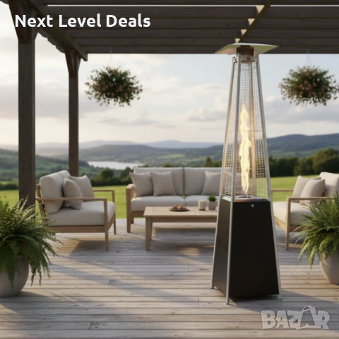 🔥 Газов отоплител тип „чадър“ 13 kW – топлина на открито без компромиси!, снимка 4 - Друга електроника - 53478382