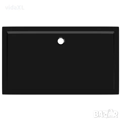 vidaXL Правоъгълно ABS душ корито, черно, 70x120 см, снимка 6 - Душ кабини и вани - 56146074