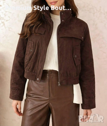 дамско велурено яке , снимка 2 - Якета - 53743125