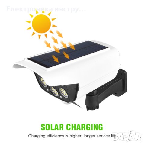 Соларна LED улична лампа под формата на камера Jianlips JLP - 2178, снимка 5 - Соларни лампи - 42253807