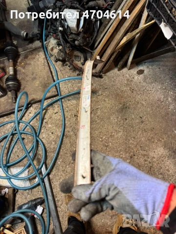 Махагонова интериорна лайсна на предна дясна врата за BMW E39 само за 25Eur. 8200712, снимка 2 - Части - 53196255