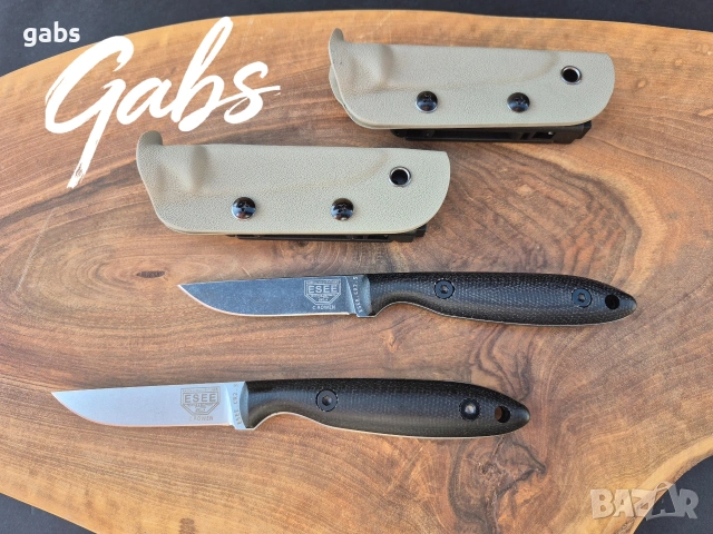 Фиксиран нож ESEE ROWEN,фултанг DC53 с тактическа кания Kydex,два модела