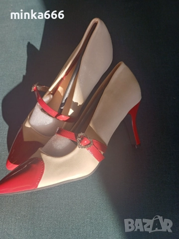 Дамски обувки с ток, снимка 3 - Дамски обувки на ток - 52709219
