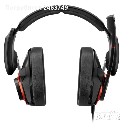 Геймърски слушалки EPOS | Sennheiser GSP 600, черен/червен - VS1000244, снимка 2 - Bluetooth слушалки - 49231548