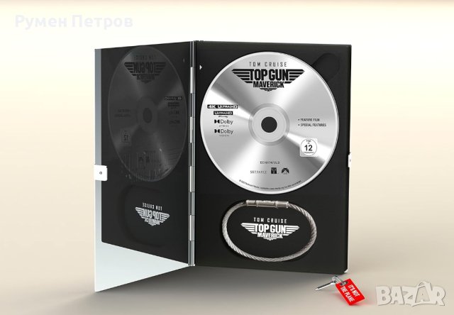 Aero Design Steelbook TOP GUN MAVERICK - Ultra Limited Edition 4K+Blu Ray Metal Pack Steelbook, снимка 7 - Blu-Ray филми - 44306963