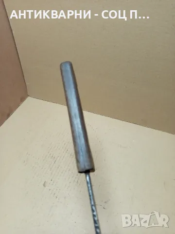 Стар Ръчно Кован Нож Сатър Тегло 0.400кг., снимка 10 - Антикварни и старинни предмети - 49776770