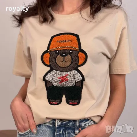 Памучни тениски Различни цветове , снимка 2 - Тениски - 49485076