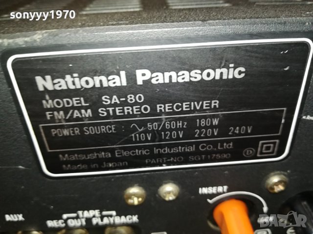 national panasonic-japan 2006231612LDOORS, снимка 7 - Ресийвъри, усилватели, смесителни пултове - 41288303