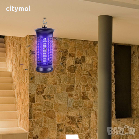 UV електрически уред за унищожаване на насекоми, мощен убиец на насекоми,лампа против комари, 6 W, снимка 3 - Други стоки за дома - 44819827