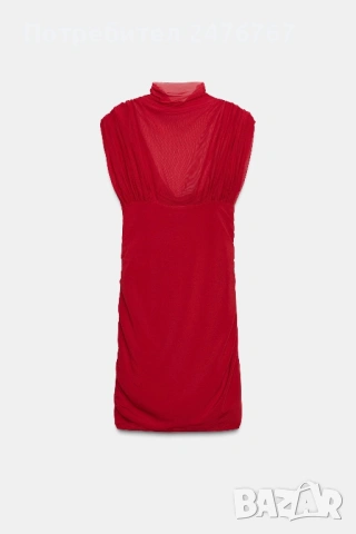 Нови рокли на Zara с етикет, размер S, снимка 3 - Рокли - 53636404